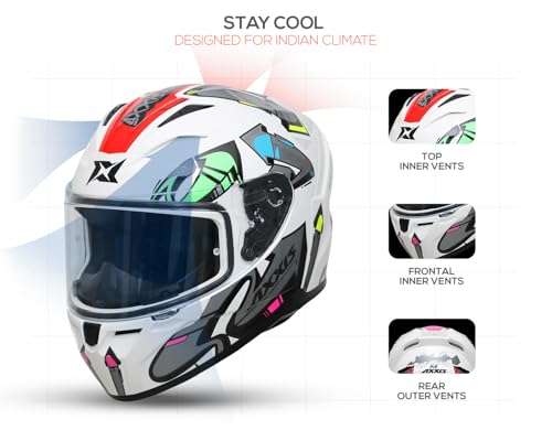 Axxis Segment Full Face Helmet - Image 4
