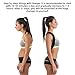 BOXOB Posture Corrector for Men, Breathable Mesh Design Adjustable Back Straightener Back Support Brace Hunchback Corrector for Women Lumbar Shoulder Relaxation (Black)