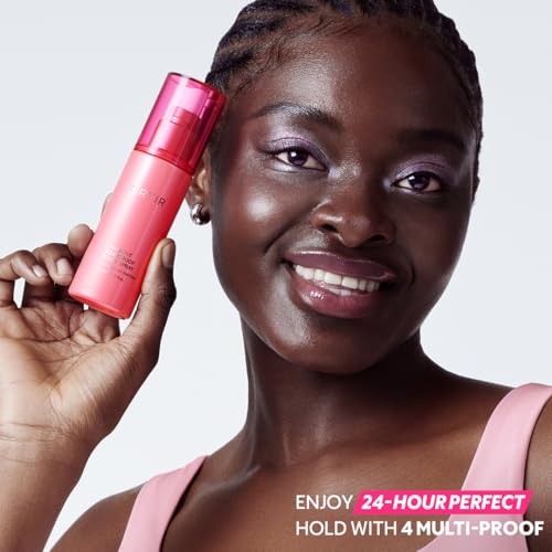 Image of TIRTIR Waterproof Setting Spray - 24 Hour Long Lasting Fix, Sweatproof Water Resistant Makeup Finisher - Ethanol Free, Semi Matte Finish for Oily Skin - Korean Makeup Fixer (Pack of 2)