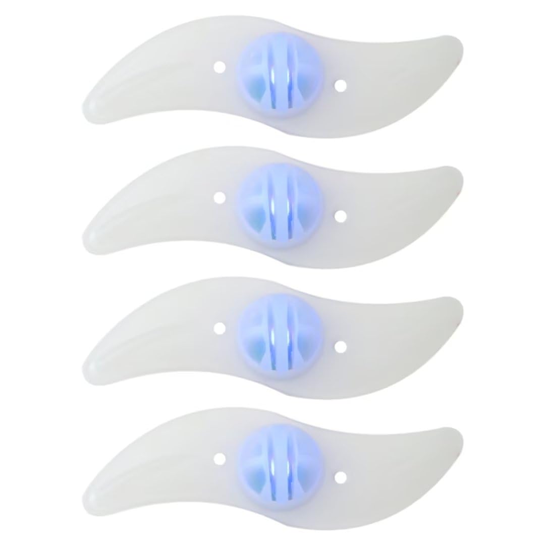 USonline911 4 Pcs 2025 Upgraded Valve Stem LED CAP Neon Bicycles Valve Lamp Wheels Tail Light Spoke Light Valve Light Luminous Wheel Caps Bicycles Accessories(Blue)