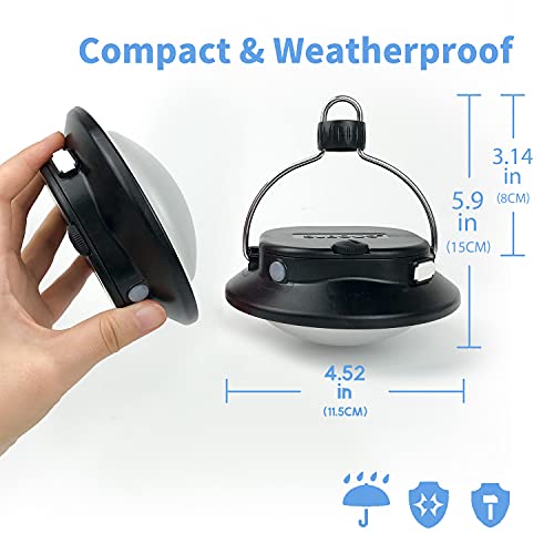 Suboos Gen 2 Pro Led Camping Lantern Rechargeable, Tent Light 300Lm With Angles Adjustable, 5 Light Modes, 200H Runtime, 5200 Capacity Power Bank, For Camping, Hiking, Hurricane, Emergency, Outage #TOP3