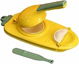 Fabricant de Presse à Tortilla | Fabricant de moules manuels pour Emballage de boulettes | Presse à pâte à Empanadas et boulettes | Mini Gadget de Cuisine pour Faire des boulettes (Jaune)
