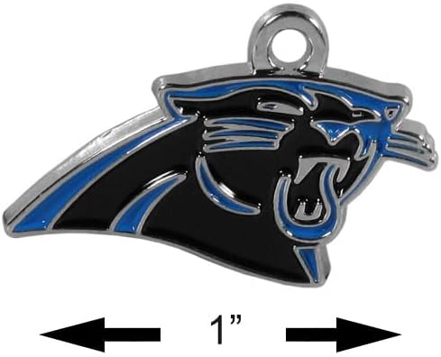 NFL Siskiyou Sports Fan Shop Carolina Panthers Chain Necklace with Small Charm 22 inch Team Color - Image 4