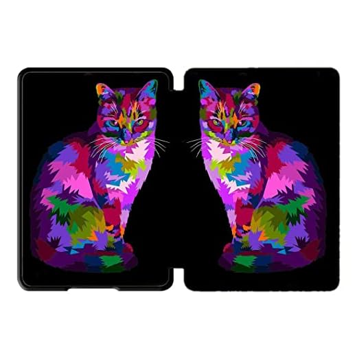 Sakenitly Capa para Kindle Paperwhite 5ª/6ª/7ª Geração (Versão 2012/2013/2015, Modelo: EY21 e DP75SDI), Capa Leve de PU à Prova de Respingos para Kindle Paperwhite 5ª/6ª/7ª Geração