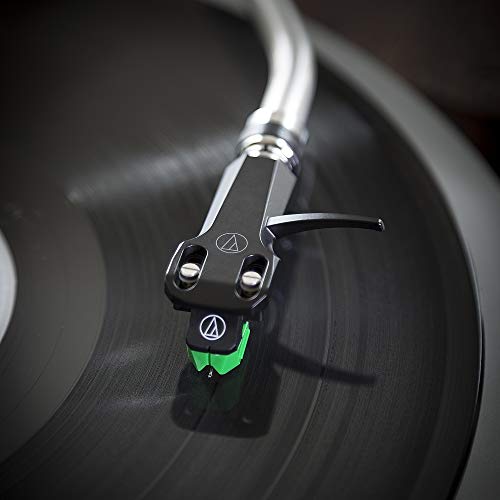 Image of Audio-Technica AT-VM95E /H Turntable Headshell /Cartridge Combo Kit Green