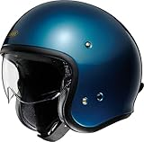  Shoei J.O Laguna Blue Open Face Helm Jethelm Motorradhelm, M