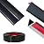 LaRolls Inside Outside Corner Molding Trim & Edge Protector, Peel and Stick, Flexible, Self -Adhesive, Wall Moulding for Baseboard Countertop Door Frame Decoration, Matte Black, 10ft, AD416B1