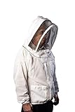 Forest Beekeeping Jacket - Ventilated Jacket with Fencing Veil Hood, Premium Beekeeping Jacket YKK...