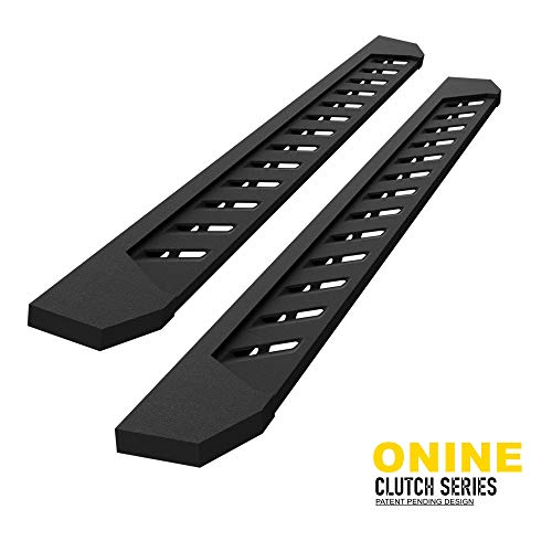 ONINE Clutch Running Boards Custom Fit 2009-2018 Dodge Ram 1500ï¼ˆ Incl 2019-2022 Ram 1500 Classic , 2010-2022 Dodge Ram 2500 3500 Crew Cab Side Step Nerf bar ,7 Inch Wide Texture Black