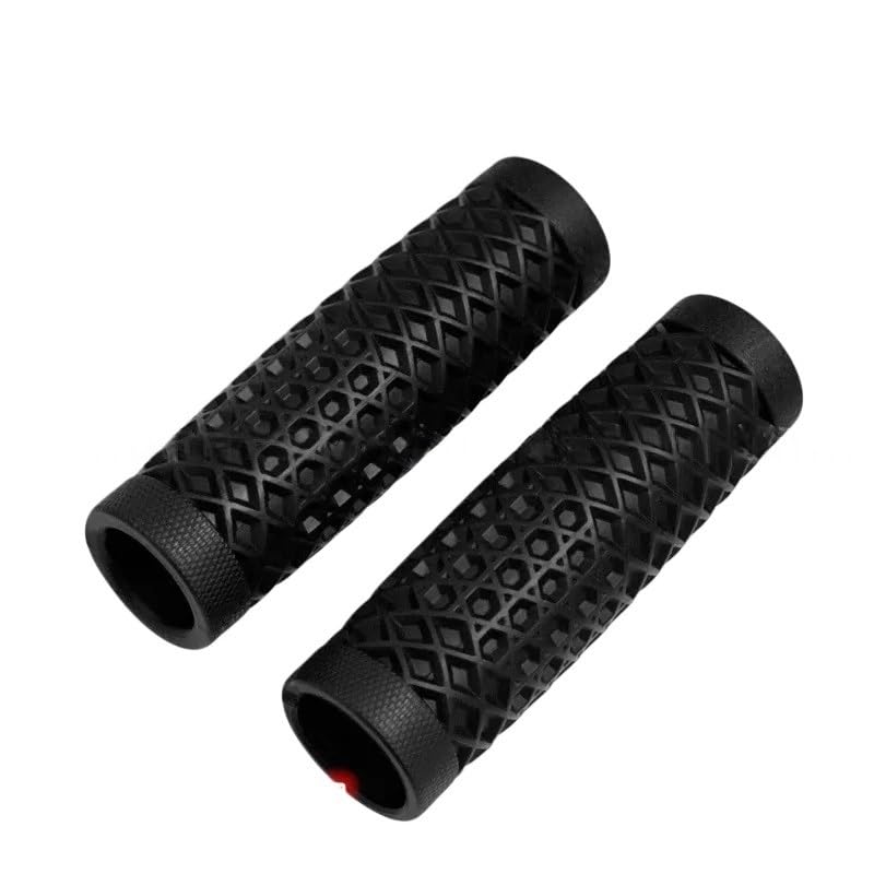 Poignées guidon moto antidérapantes 22mm en caoutchouc haute densité pour route