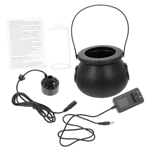 Garneck 1set Halloween Led with Witch Cauldron for Spooky Atmosphere for Indoor Fountains Fish Tanks and Party Decorations