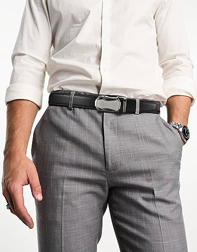 Image of CHAOREN Leather Ratchet Belt Men 2 Pack - Customizable Fit, Effortless Style (35mm)