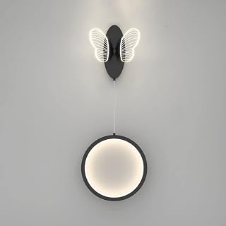 High Light Transmission Silica Gel Luminescence Wall Lamp, Sturdy and, Nordic Iron Wall Sconces, Design LED Wall Lighting for Month