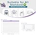 Maliton Bedside Commode Liners with Absorbent Pads, 60 Pack Disposable Bags and 60 Super Absorbent Pads, Vanilla-Scented Portable Sanitary Bag for Adult Toilets and Camping Toilets (60Bags+60Pads)