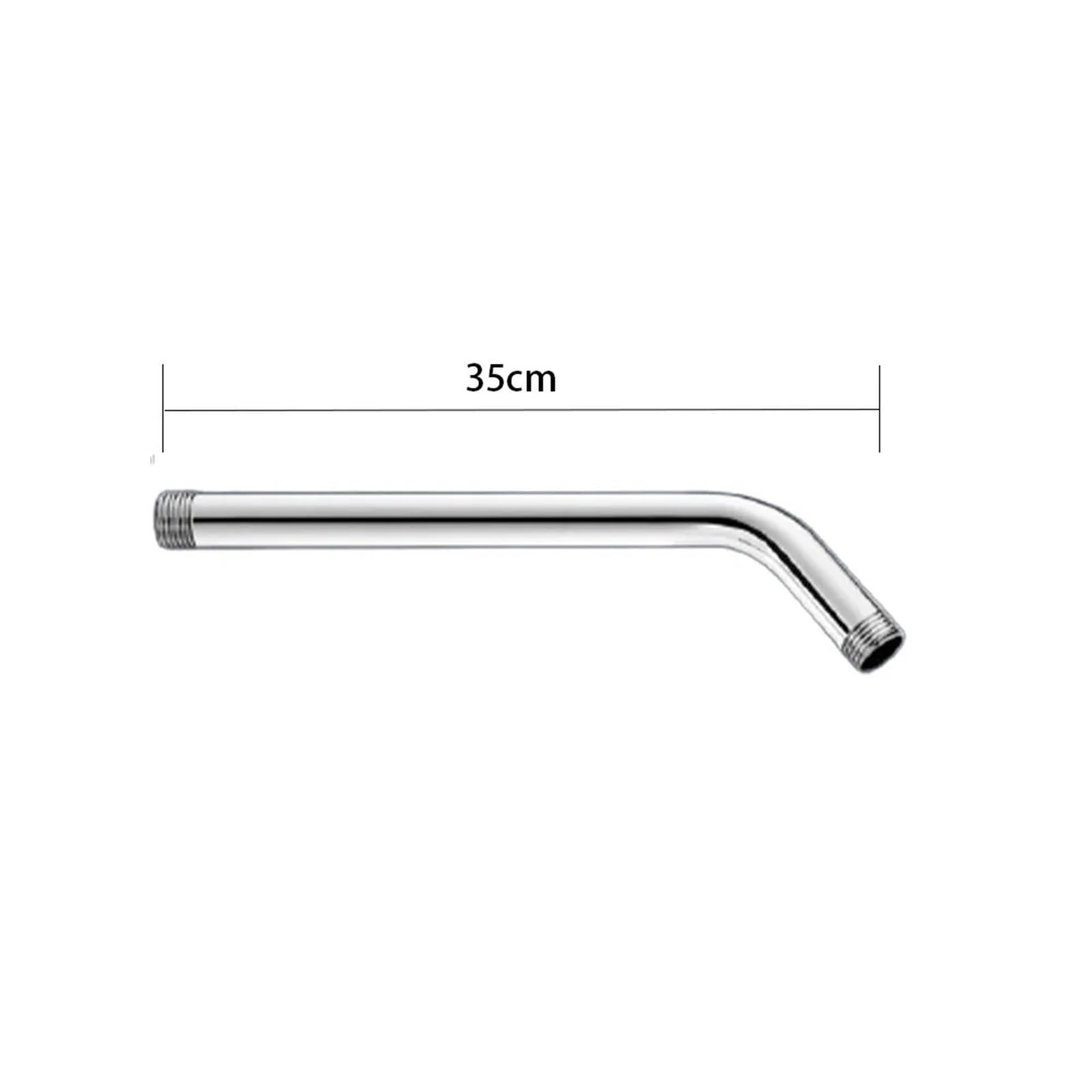 Brazo De Extensión Para Ducha Brazo de ducha de pared de acero inoxidable, 15/20/25/30/35cm, extensión de cabezal de ducha, soporte de brazo de tubo, accesorios for el hogar y el baño, 2 uds.(35cm)