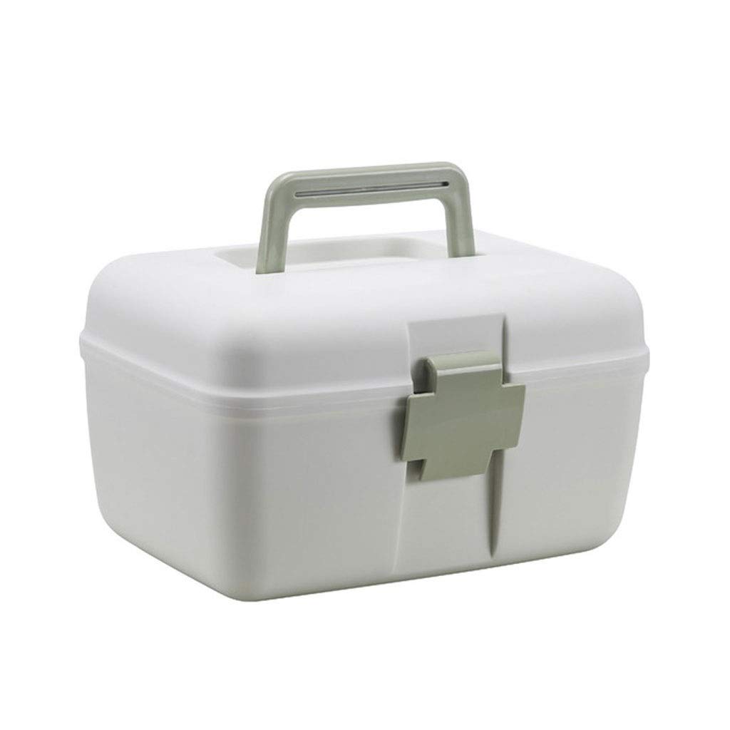 botiquín de primeros auxilios， Botiquín de primeros auxilios Caja de medicamentos portátil, Caja de almacenamiento de medicamentos, utilizada for almacenar accesorios de medicamentos, Almacenamiento m
