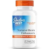 Doctor's Best Natural Brain Enhancers, Non-GMO, Vegan, Gluten Free, 60 Veggie Caps