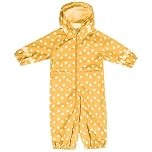 Trespass Babies Rain Suit Showery - Baby Waterproof Rainsuit, All in One Dry Suit for Babies Toddlers, Wet Weather Outerwear, Zipper Puddle Suit, Toddlers Outdoor Play