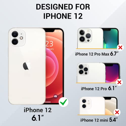 3-Pack Iphone 12 Screen Protector + 2-Pack Camera Lens Protector - 9H Hardness Tempered Glass Cover, Shockproof & Scratch Resistant - Ultra Hd Clarity - Easy To Install & Case Friendly #TOP3