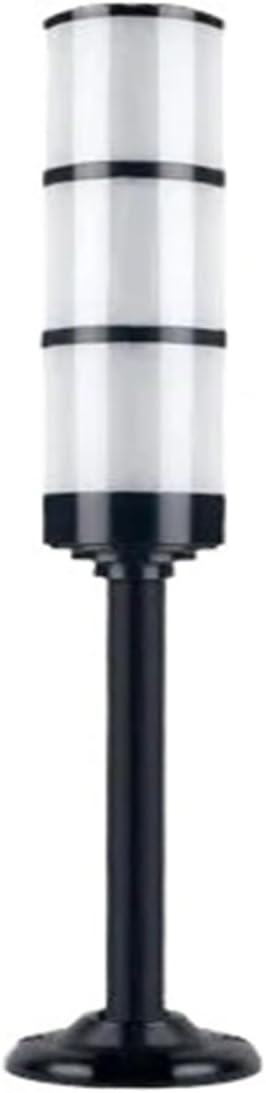 Led Multilayer Stack Light Signal Tower Alarm Caution Light Bright 24V Black/Silver Shell Indicator Lamp