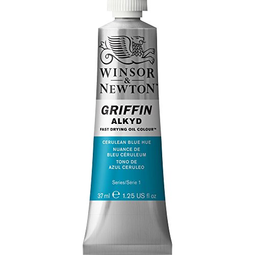 Winsor & Newton Griffin Alkyd Fast Drying Oil Paint, Cerulean Blue Hue