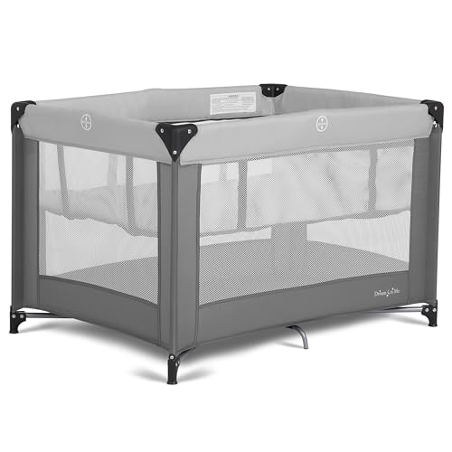 Dream On Me Zazzy Portable with Bassinet, 360° Mesh Visibility,