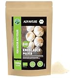 Alpi Nature Ajo en Polvo Orgánico 1kg, Ajo bio Seco Molido, Condimento de Ajo en Polvo para Cocinar