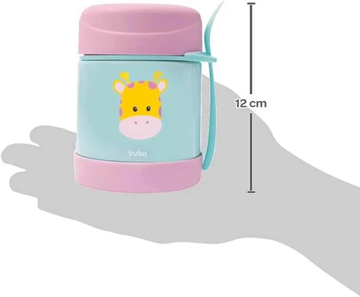 BUBA Pote Termico Animal Fun - Girafa, Colorido