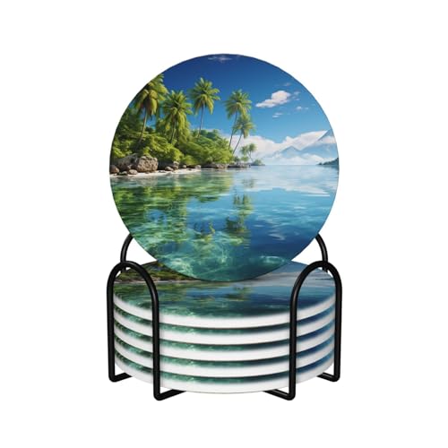 Dessous de verre en liège absorbant antidérapant protection table céramique