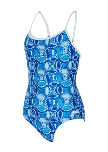 Maillot de bain Blue Fish Sprintback Zoggs fille résistant au chlore