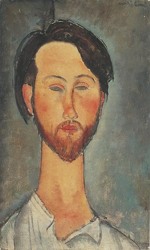 Portrait de Léopold Zborowski par Modigliani impression sur toile 60x90cm
