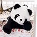 Ruiodr 35Cm en Peluche Panda Noir Et Blanc Sacs À Dos Maternelle Sac Réglable Cartable Cartable Mignon Doux Bonne Qualité Enfants Cadeaux Jouets