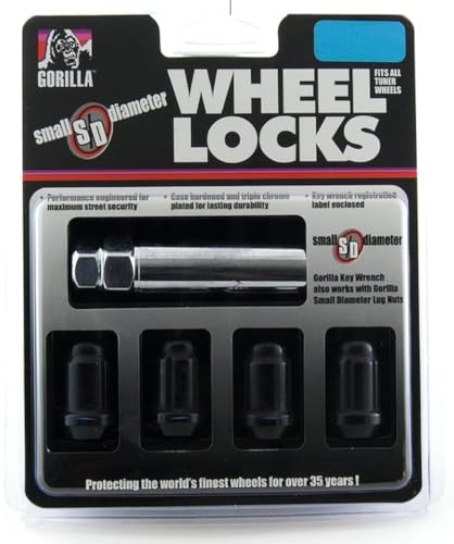 Gorilla verrous SD Duplx 14-1,50 noir écrou antivol 26641BC-14
