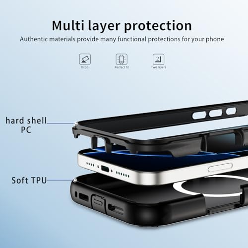 Coque iPhone 13 Pro magnétique antichoc protection gris translucide