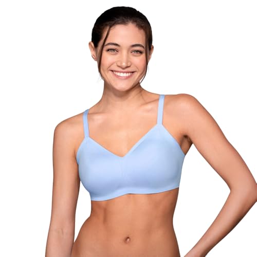 Image of Floatley to The T-Shirt Wireless Push Up Lift Bra for Women, Soft Silky Everyday Comfort Bra with Removable Pads