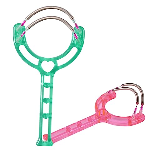 OHPHCALL Spring Hair Removal Tool Dual Spring Facial Hair Remover Handheld Threading Beauty Epilator Skin Epilator Random Color