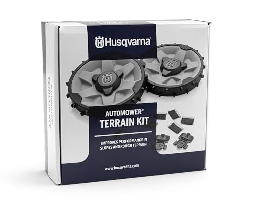 Husqvarna Améliore la Traction de Votre Robot Tondeuse sur Les pentes et Les Surfaces irrégulières. Compatible avec Automower® 305, 310/315 Mark II, 405/415X.