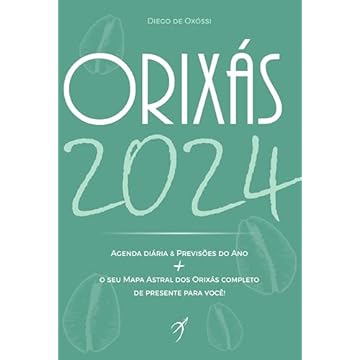Capa do livro Orixás 2024: Livro, Agenda Diária & Previsões do Ano + o Seu Mapa Astral dos Orixas COMPLETO