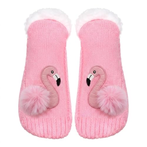 Image of ZYZX Cute Funny Slipper Socks for Women with Grips,Fuzzy Socks Indoor