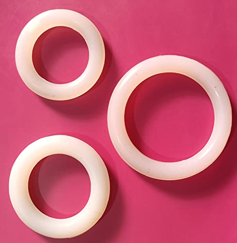 Silicon Vaginal Ring Pessary Set of 4 for Vaginal Prolapse for women Uterine Prolapse (2 Inch.2.25 Inch, 2.50 Inch, 2.75 Inch)