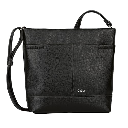 Gabor bags Lenea Damen Umhängetasche Crossbody Bag Mittelgroß Schwarz