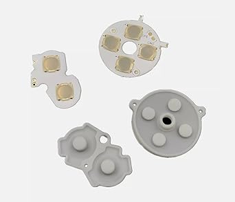 A B D-Pad Button DIY Mod Kit Conductive Film Rubber Pad for Gameboy Advance GBA