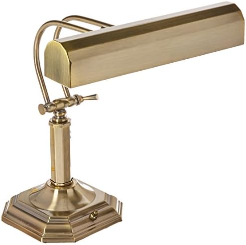Lite Source Piano Mate Antique Brass Desk Lamp