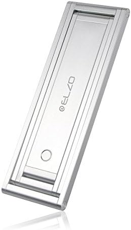 Elzo LED Desk Lamp, Foldable Portable Wireless USB Rechargeable Table Lamp, 3 Modes Dimmable for Bedroom, Office, College, Camping (Sliver)