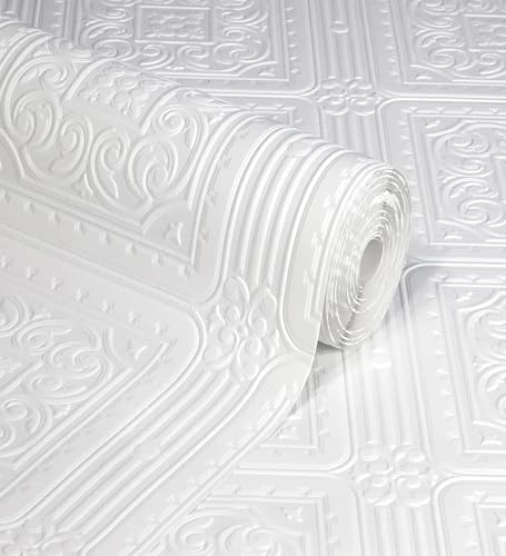 Papier peint texturé blanc GAULAN pour masquer les murs abîmés