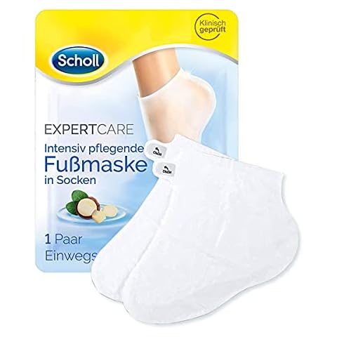 Scholl Expert Care Intensiv pflegende Fußmaske in Socken Cover