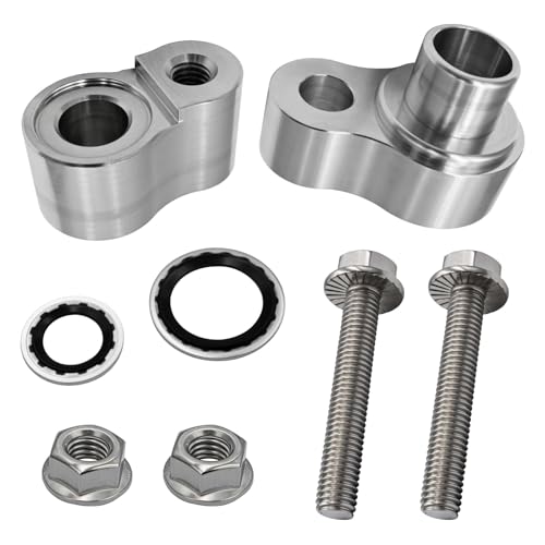 Bopurtotly A/C Block Off Kit AC Line Terminator, HVAC System Service Plug Set, Aluminum Construction for Automotive Air Conditioning Line Repair