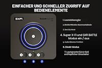 Creative Sound Blaster X4 Hi-Res 24 Bit/192 kHz externer USB-DAC und Amp-Soundkarte, Mehrkanal, 7.1 Discrete Surround, Headset-Eingang für PC und Mac – Ansicht 6