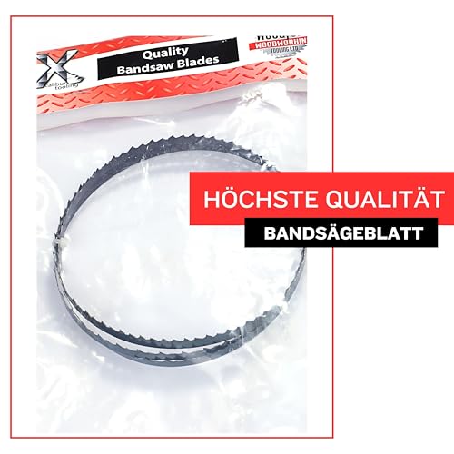 Bandsaw Blades 1790mm x 9.5mm x 12 TPI Pack of 2 Ground Tooth High Carbon Steel Ideal for Band Saw Plastic Wood Cutting Tools Applications - Xcalibur Tooling 5 Bandsaw Blades 1790mm x 9.5mm x 12 TPI Pack of 2 Ground Tooth High Carbon Steel Ideal for Band Saw Plastic Wood Cutting Tools Applications - Xcalibur Tooling - Image 5