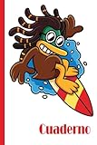  Cuaderno de surf: Cuaderno de surf, cuaderno de papel rayado para la escuela, estudiantes, regalo para niños, niños, niñas, cuaderno de surf, amante del surf